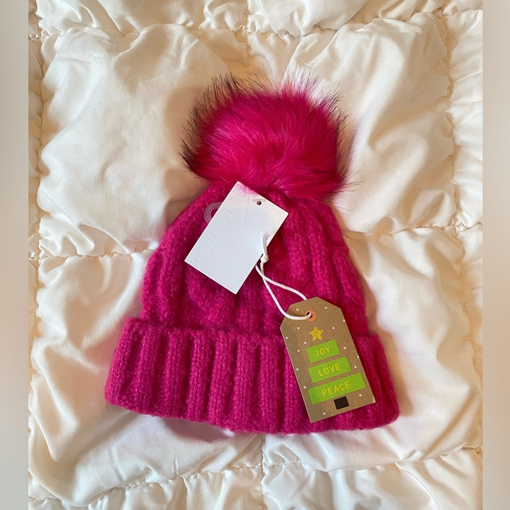 Forever 21 Pink Beanie NWT